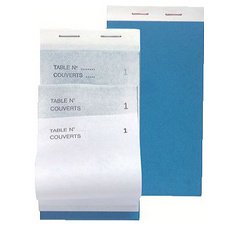 Block Maître d'Hôtel 50 nummerierte Blätter in dreifacher Ausführung - Größe 9,6 x 17 cm