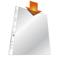 Pochette perforée, A4, PP, 0,05 mm, transparent