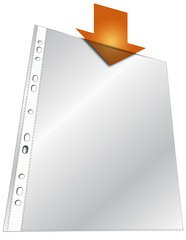 OFFICE PRODUCTS 21142415 90 Brochurehoes Showtassen 100 Stuks DIN A4 Business Glashelder Doorzichtige Folies 50 Mm Pp Boven Open Transparante Hoezen Kijkhoezen Geperforeerde Plastic 750742059