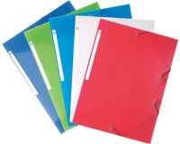 Chemise à élastique 3 rabats Polypropylène 5/10e Chromaline - A4 - Couleurs assorties