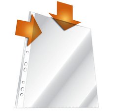 Transparante hoesjes, A4, opening bovenaan en opzij