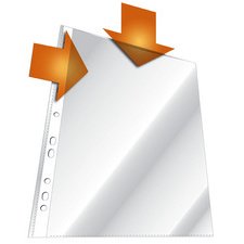 Transparante hoesjes, A4, opening bovenaan en opzij