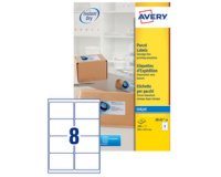 Etiquette d'expédition, 99,1 x 139 mm, blanc