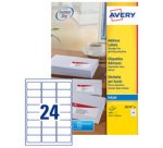 Etiquette d'adresse Jet d'encre, 99,1 x 38,1 mm, blanc