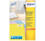 Mini étiquette d'adresse laser, 46 x 11,1 mm, blanc