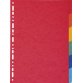 Dividers A4 220g 6P Bright - Assorted colours