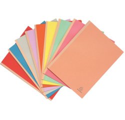 Exacompta Forever Recycled A4 Cloth Spine Folders (Pack of 25) - Grey