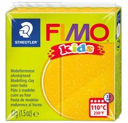 kids Pâte à modeler, à cuire, 42 g, rouge paillette