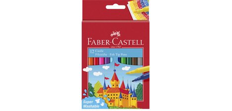 FABER-CASTELL Feutre CASTLE, étui carton de 12 pièces