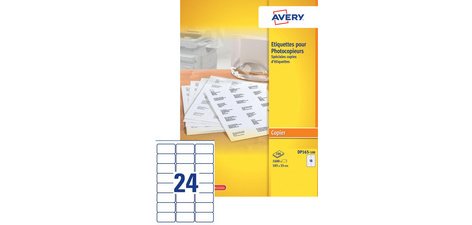 Etiquette pour photocopieur, 70 x 36 mm, blanc