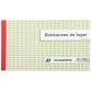  Manifold Quittances de loyer 12,5x21cm 50 feuillets tripli autocopiants - texte FR