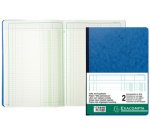 Piqûre 29,7x21cm à tête paresseuse 2 colonnes sur 1 page - 34 lignes - 80 pages - Couleurs assorties