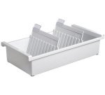 Séparateur pour bac à fiches, A7 paysage, gris clair