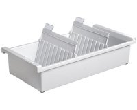 Séparateur pour bac à fiches, A7 paysage, gris clair