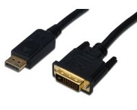 Câble adaptateur DisplayPort, DP - DVI-D 24+1, 3,0 m