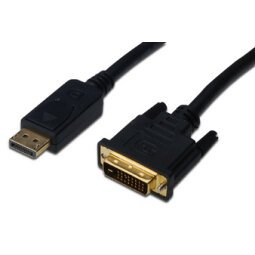 Câble adaptateur DisplayPort, DP - DVI-D 24+1, 2,0 m