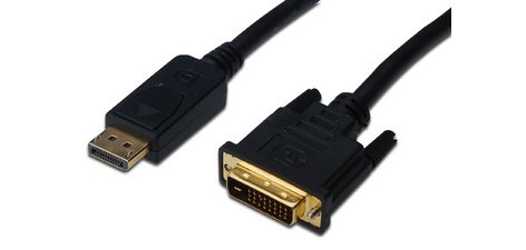 Câble adaptateur DisplayPort, DP - DVI-D 24+1, 2,0 m