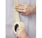 Ruban adhésif crêpé 101E, 24 mm x 50 m, papier, beige