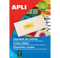 Address label 70 x 31 mm color - Box of 2700