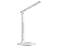 LED-Schreibtischlampe Tropo, mit Sockel, weiß