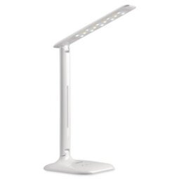 Lampe de bureau à LED Tropo, avec socle, blanc