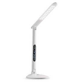 Bureaulamp met ledlicht Strato met sokkel - wit