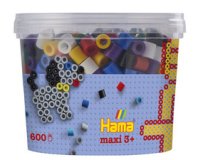 Hama Perles à repasser maxi 'mélange de couleur vive', boîte