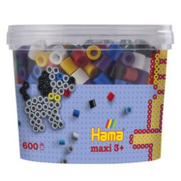 Hama Perles à repasser maxi 'mélange de couleur vive', boîte