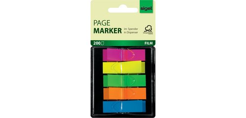 Marque-page repositionnable 'Z-Marker' film Neon Mini
