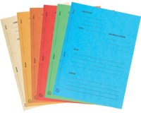 Packet of 25 pre-printed pleading folders Exacompta - 25x32 - color