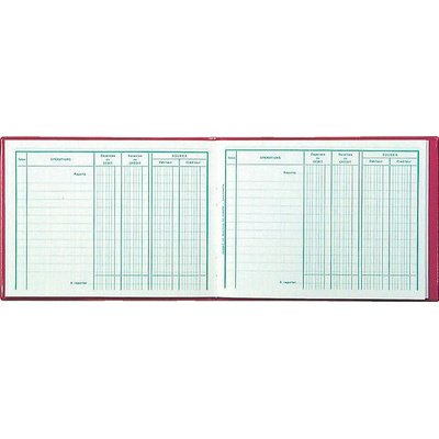  Carnet de position de compte 11x15cm 48 pages - texte FR