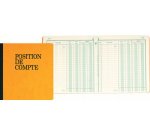 Piqûre position de compte 16x19,5cm 40pages