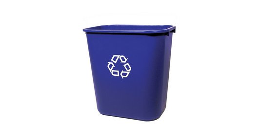 Corbeille à papier, 26,6 litres, PE