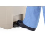 Collecteur à pédale Slim Jim, 30 litres, blanc