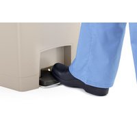 Collecteur à pédale Slim Jim, 90 litres, blanc