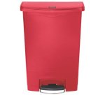 Collecteur à pédale Slim Jim, 90 litres, blanc