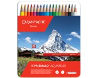 Crayon de couleur PRISMALO Aquarelle, 18 pièces
