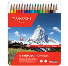 Crayon de couleur PRISMALO Aquarelle, 18 pièces
