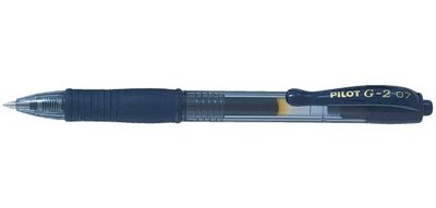 Roller pilot g2+ 7 fun ecriture moyenne 0.4mm encre gel retractable corps translucide grip caoutchouc turquoise