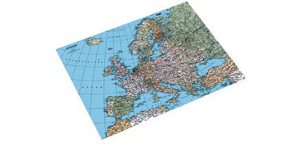 Schreibtischunterlage Europa, 400 mm x 530 mm