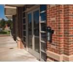 Cendrier mural Infinity, rond, argent / noir