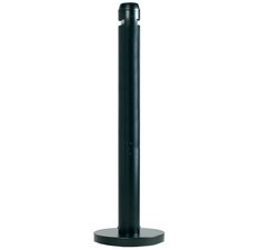 Staande asbak SMOKERS' POLE, rond, zwart