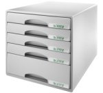 Module de classement Plus, 5 tiroirs, gris