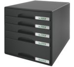 Module de classement Plus, 5 tiroirs, gris