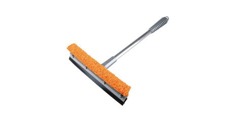 Glass scraper with an aluminum tube