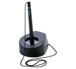 Porte-stylo à bille SALSA, gris foncé / noir