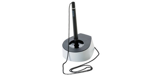 Black SALSA ballpoint pen holder