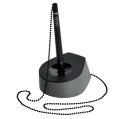 Balpenhouder met kogel SALSA lichtgrijs/zwart