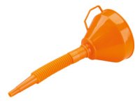 Entonnoir avec tuyau flexible et passoir