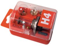 uniTEC Boîte d'ampoules de rechange H4, 8 pièces